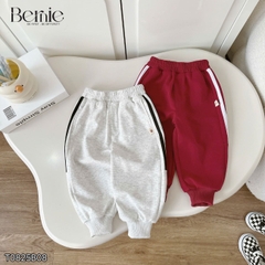 Set bộ thể thao khóa kéo cổ đứng kèm quần bo chun Athletic cho bé trai bé gái size 1 đến 7 tuổi BERNIE T0825B08