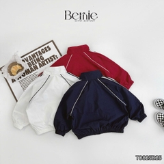 Set bộ dài tay thể thao kèm quần chất gió 2 lớp thêu Hello cho bé trai bé gái size 9 tới 28kg BERNIE T0825B25