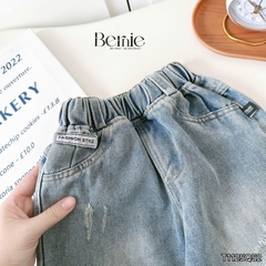 Quần jean dài quần denim dáng baggy xước cho bé trai Style hàn quốc size 11 tới 28kg BERNIE T1125Q52