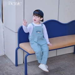 Set Yếm dài kèm áo thun Gấu EINTSIGHT cho bé trai bé gái unisex phong cách hàn quốc size 1 đến 7 tuổi BERNIE H1025B09Đ