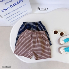 Set bộ thun cotton áo tay ngắn họa tiết khủng long Ready kèm quần short cho bé trai 1 đến 7 tuổi BERNIE H1025B55