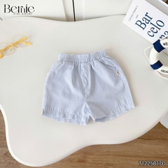  Set bộ cho bé trai áo thun tay ngắn họa tiết Happy Beach kèm quần short size 9 tới 25kg BERNIE T1225B17Đ