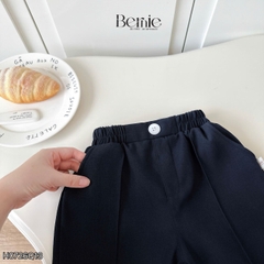 Quần dài quần âu mí gân nổi màu xanh than cho bé trai phong cách thanh lịch size 9kg tới 25kg  BERNIE H0726Q13
