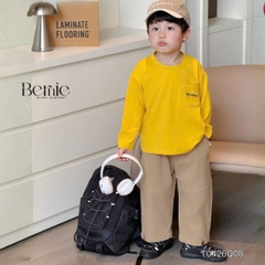 Quần dài quần kaki cho bé trai dáng baggy phong cách hàn quốc size 9 tới 25kg BERNIE KIDS T0426Q08