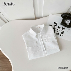 Áo sơ mi tay ngắn cho bé trai phối túi phong cách Vigorous size 9 tới 28kg BERNIE KIDS H0726A14