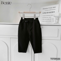 Quần dài quần âu chất chéo tuyết phối nắp túi cho bé trai phong cách thanh lịch size 9kg tới 28kg  BERNIE T0726Q22