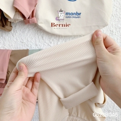 Đồ dài tay cho bé trai bé gái thun tăm trơn màu basic hàn quốc 1 đến 7 tuổi BERNIE
