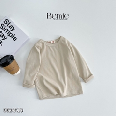 Áo thun tay dài basic nhiều màu unisex cho bé trai bé gái đi học đi chơi 1đến 7 tuổi BERNIE 0624A10