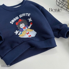 Áo sweater tay dài họa tiết in hình công chúa dễ thương cho bé gái 1 đến 7 tuổi BERNIE 0624A40