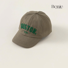 Mũ lưỡi trai unisex cho bé trai bé gái đáp chữ phối viền màu BERNIE 46-54cm bé 2 đến 8 tuổi