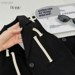 Set bộ Vest blazer công tử phong cách hàn quốc cho bé trai 1 đến 7 tuổi BERNIE 0724B17