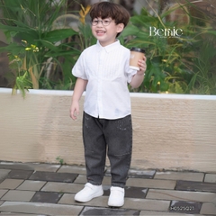 Quần dài quần jean mài đen cho bé trai phong cách sành điệu size 11kg tới 28kg BERNIE H0525Q21