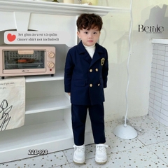 Set bộ vest bé trai phong cách hàn quốc cho bé đi tiệc BERNIE kids 1 đến 7 tuổi