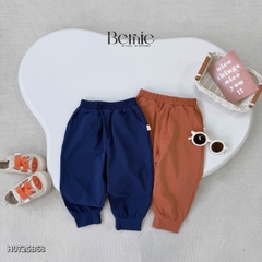 Set bộ thun dài tay áo raplang phối màu họa tiết thêu cún hello kèm quần dài size 9 tới 28kg BERNIE H0725B68