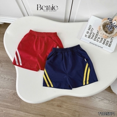 Set bộ bé trai tay ngắn phong cách thể thao họa tiết in chữ và số 23 kèm quần short size 9 tới 28kg BERNIE T1025B71