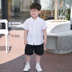 Quần short quần jean túi hộp Boss cho bé trai đi chơi đi học size 9kg tới 28kg BERNIE KIDS T1025B67Đ