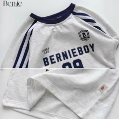 Set bộ dài tay áo thun raplang phối màu họa tiết Bernieboys kèm quần dài cho bé trai size 9 tới 26kg BERNIE V0426B35