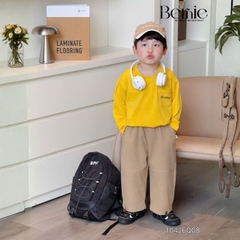 Quần dài quần kaki cho bé trai dáng baggy phong cách hàn quốc size 9 tới 25kg BERNIE KIDS T0426Q08