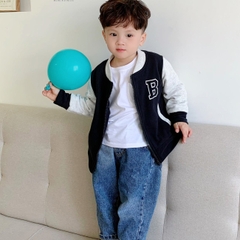 Áo khoác áo hoodie bomber unisex bé trai bé gái nỉ bông mềm mại BERNIE cho bé 9 đến 25kg
