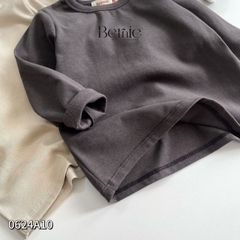 Áo thun tay dài basic nhiều màu unisex cho bé trai bé gái đi học đi chơi 1đến 7 tuổi BERNIE 0624A10