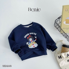 Áo sweater tay dài họa tiết in hình công chúa dễ thương cho bé gái 1 đến 7 tuổi BERNIE 0624A40