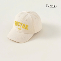 Mũ lưỡi trai unisex cho bé trai bé gái đáp chữ phối viền màu BERNIE 46-54cm bé 2 đến 8 tuổi