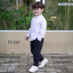 Quần dài kaki đính cúc quần âu dài kaki cho bé trai phong cách Hàn quốc 1 đến 7 tuổi BERNIE H0525Q30