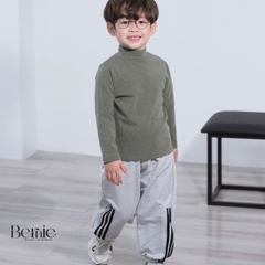  Quần dài quần nỉ da cá phong cách thể thao phối dây cho bé trai bé gái size 9 tới 28kg BERNIE H0725Q84