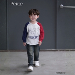 Áo thun áo phông cho bé trai tay dài raplang họa tiết ô tô size 9 đến 28kg BERNIE H0725A27