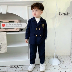 Set bộ vest bé trai phong cách hàn quốc cho bé đi tiệc BERNIE kids 1 đến 7 tuổi