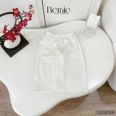 Set áo dài bé trai kèm quần chất lụa vân gỗ họa tiết thêu Hạc xuân mặc Tết size 9 đến 25kg BERNIE H0925B09