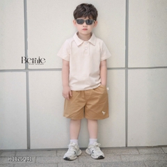 Quần kaki quần short đùi thêu họa tiết khủng long Dino cho bé trai size 9 tới 28kg BERNIE H1125Q41