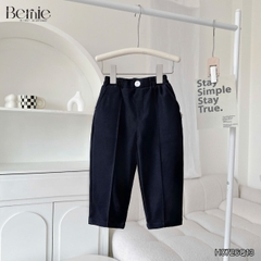 Quần dài quần âu mí gân nổi màu xanh than cho bé trai phong cách thanh lịch size 9kg tới 25kg  BERNIE H0726Q13