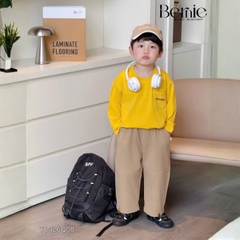 Quần dài quần kaki cho bé trai dáng baggy phong cách hàn quốc size 9 tới 25kg BERNIE KIDS T0426Q08