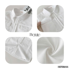 Set bộ sơ mi Vigorous áo sơ mi tay ngắn kèm quần short cho bé trai từ 9 đến 28kg BERNIE H0726Q25