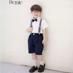 Set vest gile công tước hàn quốc 5CT cho bé trai thôi nôi sinh nhật đi tiệc 1 đến 7 tuổi BERNIE H0625B12