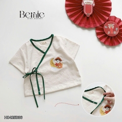 Set bộ đũi cột dây họa tiết thêu chú Cuội trung thu cho bé trai size 1 đến 6 tuổi BERNIE H0425B36