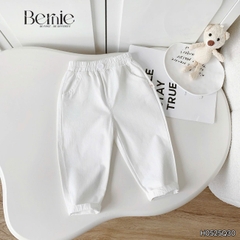 Quần dài kaki đính cúc quần âu dài kaki cho bé trai phong cách Hàn quốc 1 đến 7 tuổi BERNIE H0525Q30