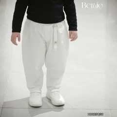 Quần kaki dài phối dây đính tag cho bé trai dáng baggy phong cách Hàn quốc size 9 tới 28kg BERNIE H0825Q30