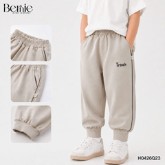  Quần dài quần Jogger Truck phối viền nhiều màu cho bé trai bé gái size 9 tới 25kg BERNIE H0426Q23