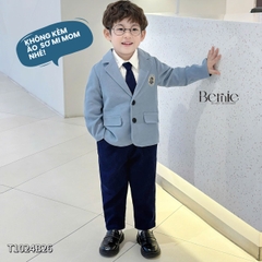  Set vest công tử Blazer T0924B13 3 chi tiết phong cách hàn quốc cho bé trai 1 đến 7 tuổi Bernie 0824B51