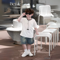 Quần short quần jean đùi cho bé trai đi chơi đi học size 9kg tới 28kg BERNIE KIDS T0425B65Q