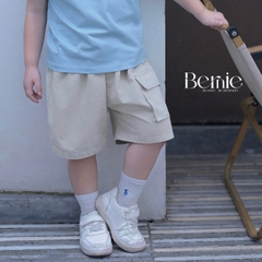 Quần short quần kaki túi hộp 1 bên cho bé trai phong cách hàn quốc đi chơi đi học size 9 tới 28kg  BERNIE P1124Q52