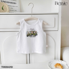 Set sơ mi 3CT travel holiday cho bé trai áo sơ mi áo ba lỗ và quần short cho bé trai size 11 tới 25kg BERNIE H1225B30