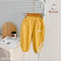 Quần dài thể thao cho bé trai bé gái dáng jogger năng động màu sắc basic 8 đến 25kg BERNIE