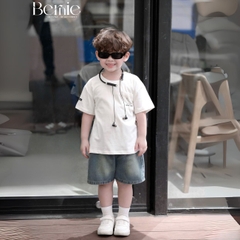 Quần short quần jean đùi cho bé trai đi chơi đi học size 9kg tới 28kg BERNIE KIDS T0425B65Q