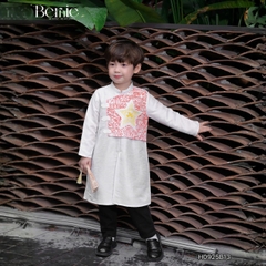 Áo dài cách tân áo dài Tết bé trai Tinh hoa Việt kèm quần kaki dài size 9 đến 25kg BERNIE H0925B13