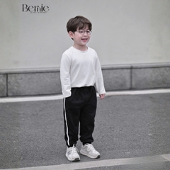 Quần thun dài thể thao cho bé trai bé gái dáng basic năng động 1 đến 7 tuổi BERNIE H1125Q01Đ