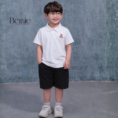 Áo thun áo polo thêu Bear nhiều màu cho bé trai đi học đi chơi size 9 đến 27kg BERNIE H0526A13Đ