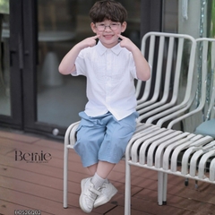 Quần ngố quần lửng chất bò giấy mềm phối túi cho bé trai size từ 1 đến 6 tuổi BERNIE KIDS H0526Q02